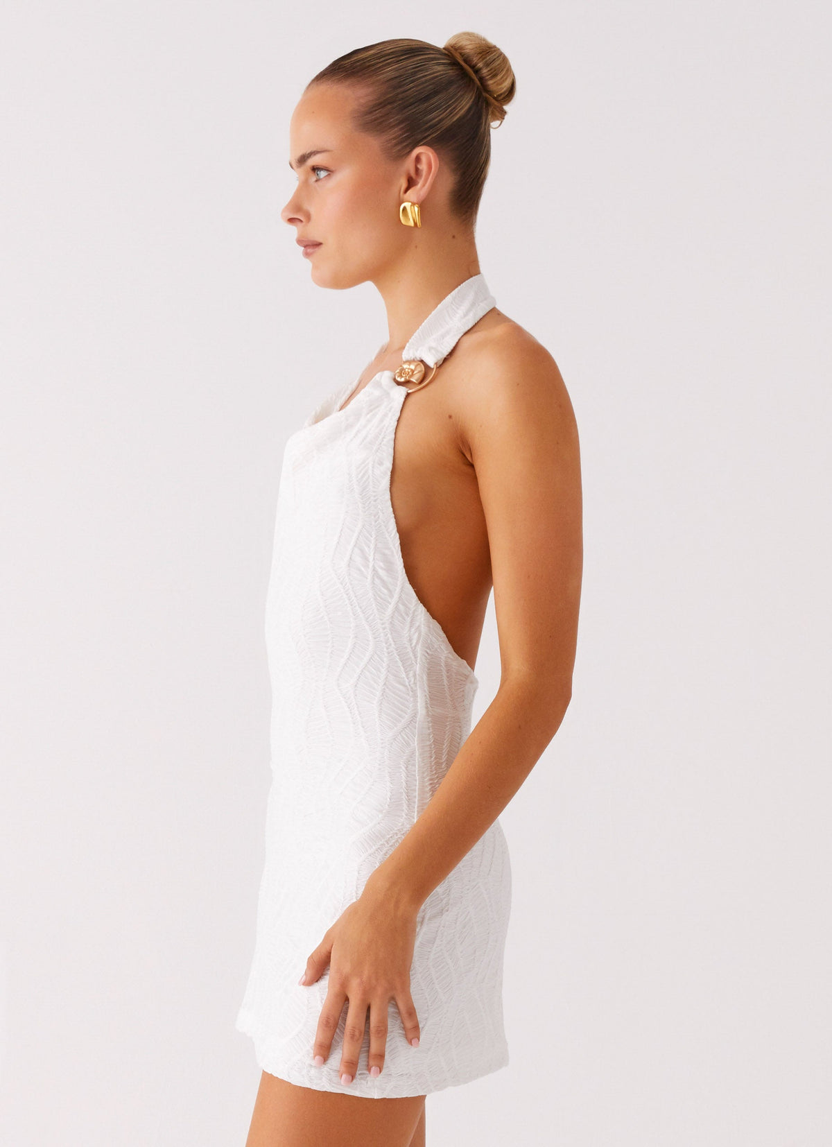 Love Line Halter Mini Dress