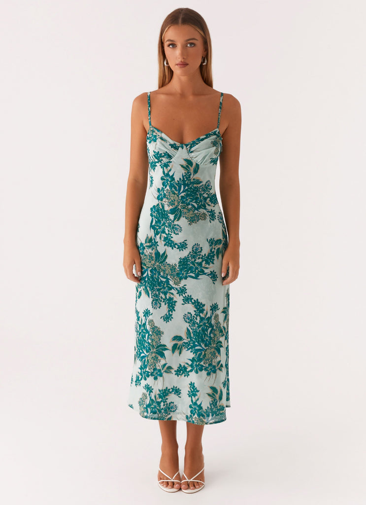 on cloud nine midi dress green Princess Polly ON CLOUD NINE MIDI DRESS GREEN Polka Dot Size 4 Nwot