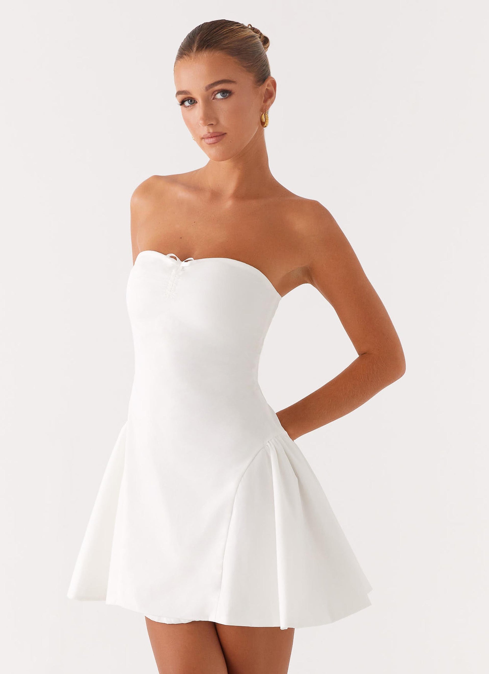 White Sorority Dress | Lucille Mini Dress