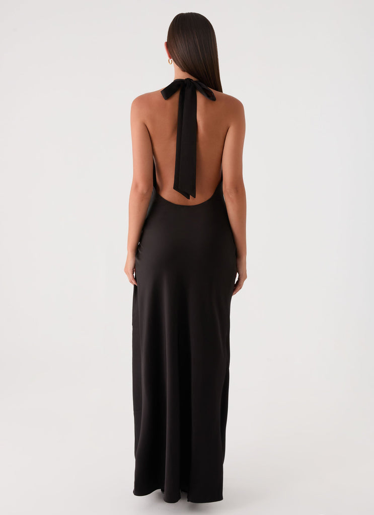 Lumae Halter Maxi Dress - Black Black / US 0