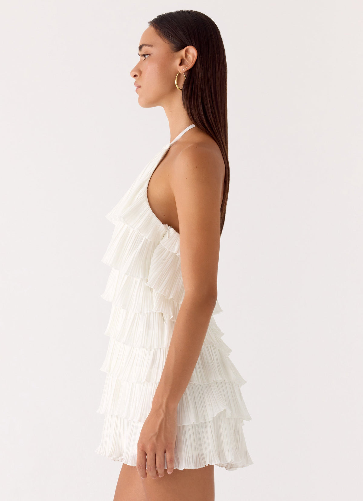Lunar Bloom Mini Dress