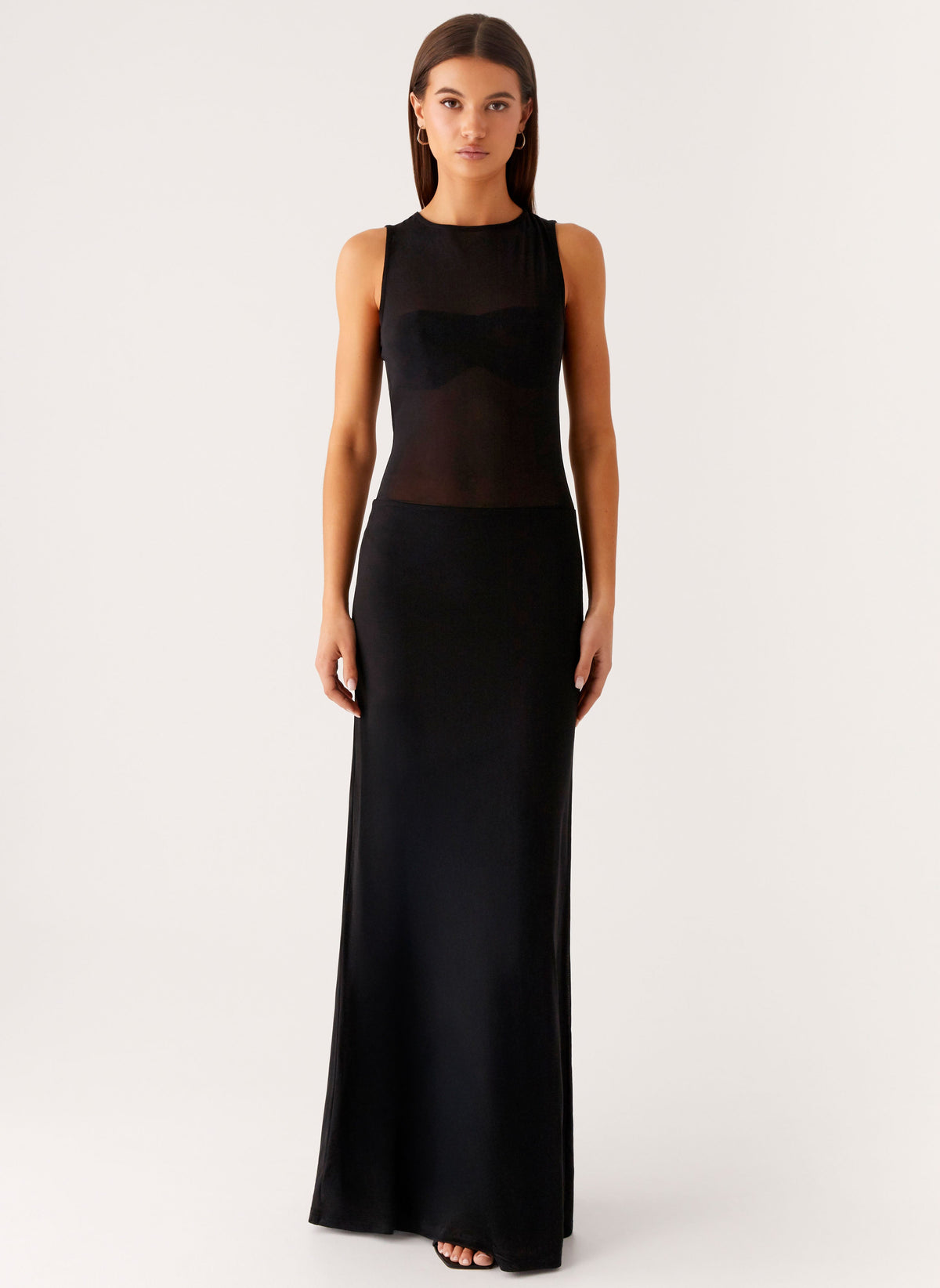 Lyria Mesh Maxi Dress