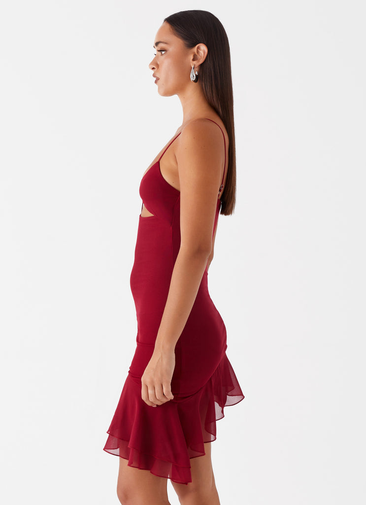 Mallory Mini Dress - Cherry Red Peppermayo US Mallory Mini Dress - Cherry Red Peppermayo US