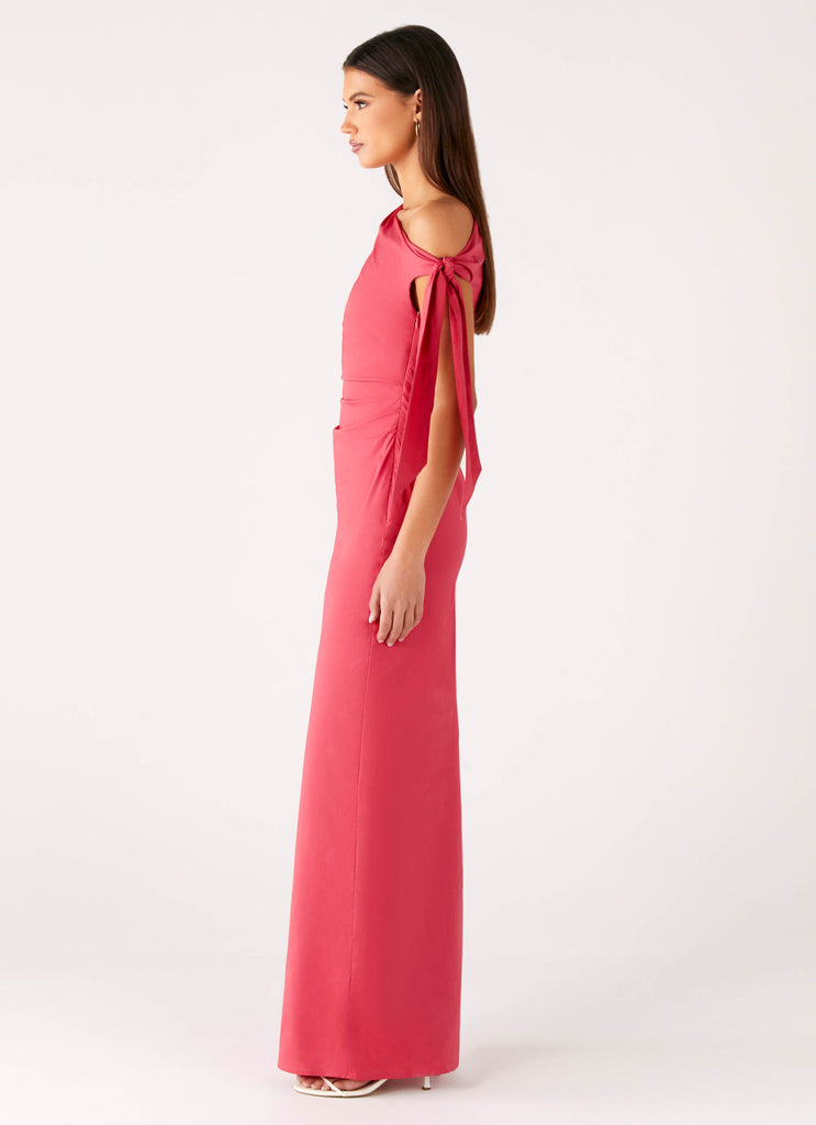 coral dress to wear to a wedding Marella Maxi Dress
