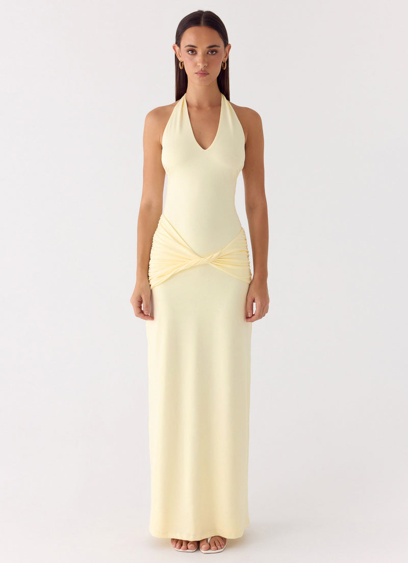 Maribelle Maxi Dress - Lemon