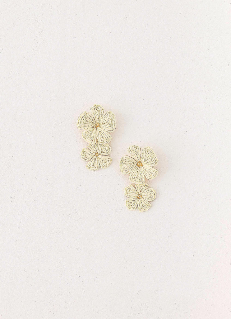 Marina Mode Earrings - White