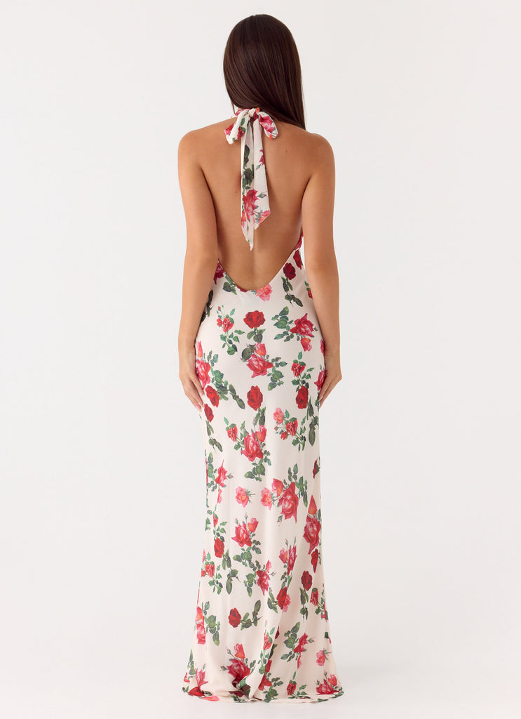 Maryk Maxi Dress - Ivory Bloom