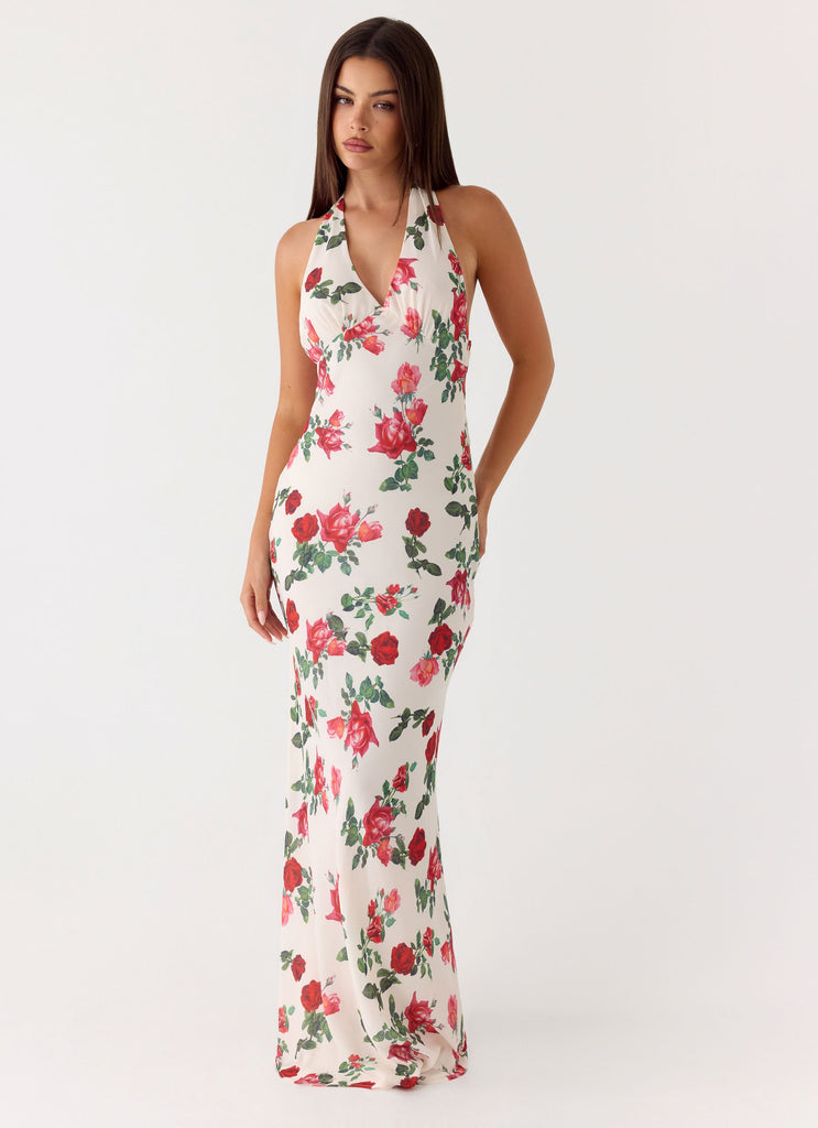 Maryk Maxi Dress - Ivory Bloom