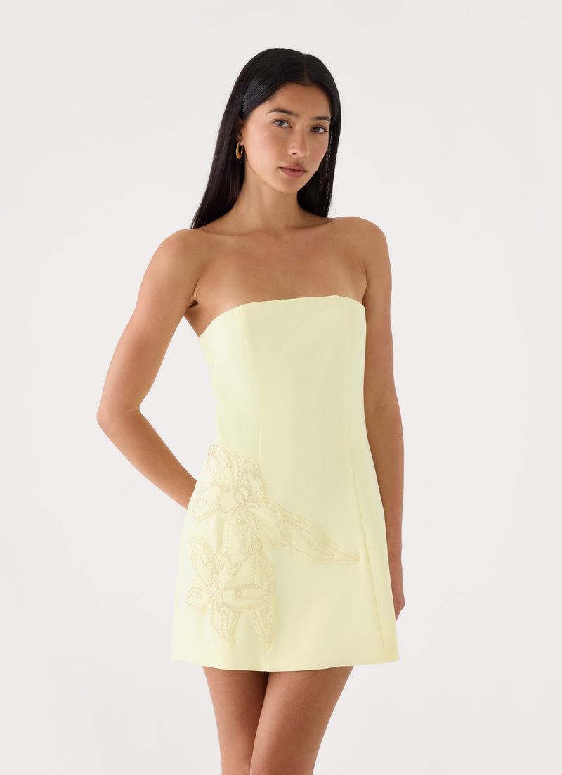 cute strapless dresses Yellow Short Homecoming With Bowknot Hoco Dress #TKL1908 FIT Body Skimming Fit Sweetheart A-line pink strapless short