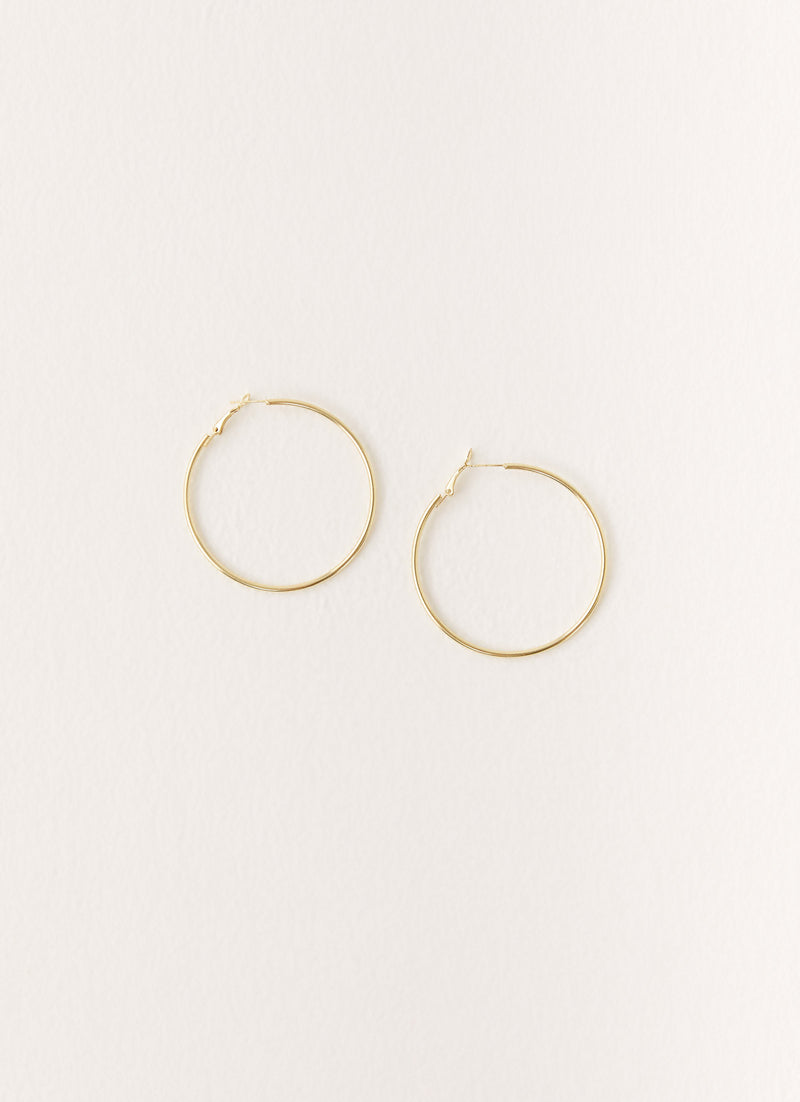 Maxxy Hoop Earrings - Gold
