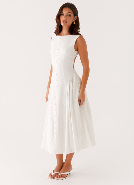 chic white midi dress Maylah Midi Dress