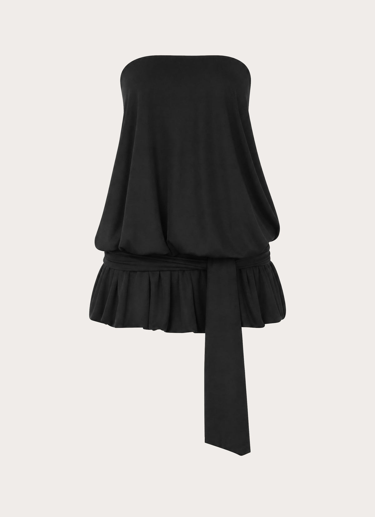 Mazie Strapless Mini Dress - Black