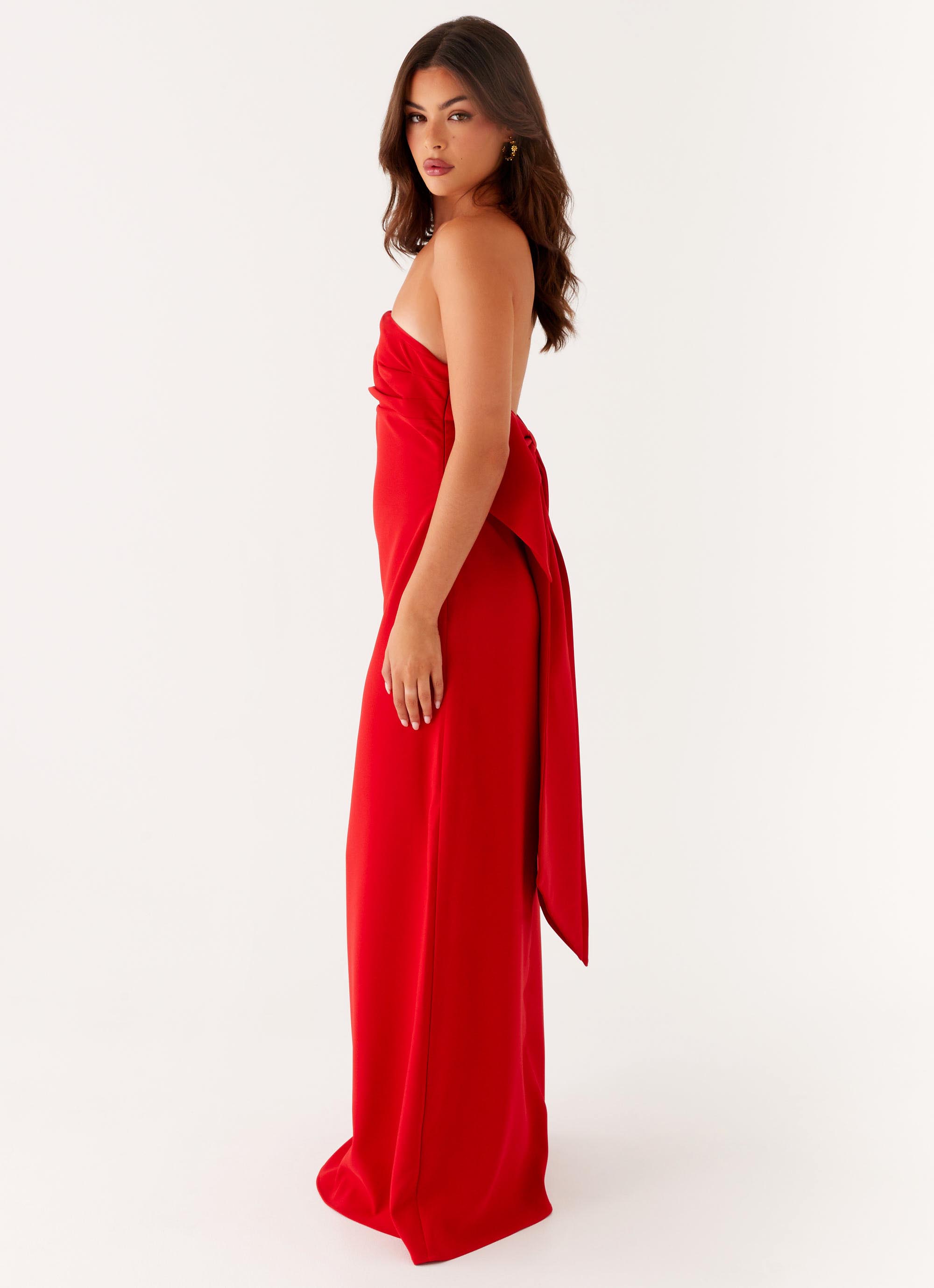 Meredith Maxi Dress - Red Red / US 18 Meredith Maxi Dress - Red Red / US 18