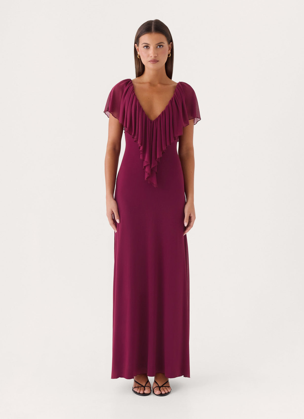 Merissa Maxi Dress - Plum – Peppermayo US