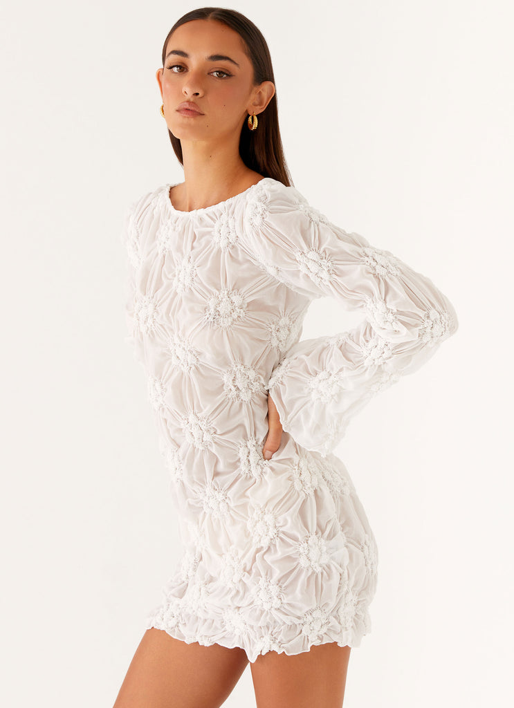 Mia Long Sleeve Dress - Ivory Mia Long Sleeve Dress - Ivory