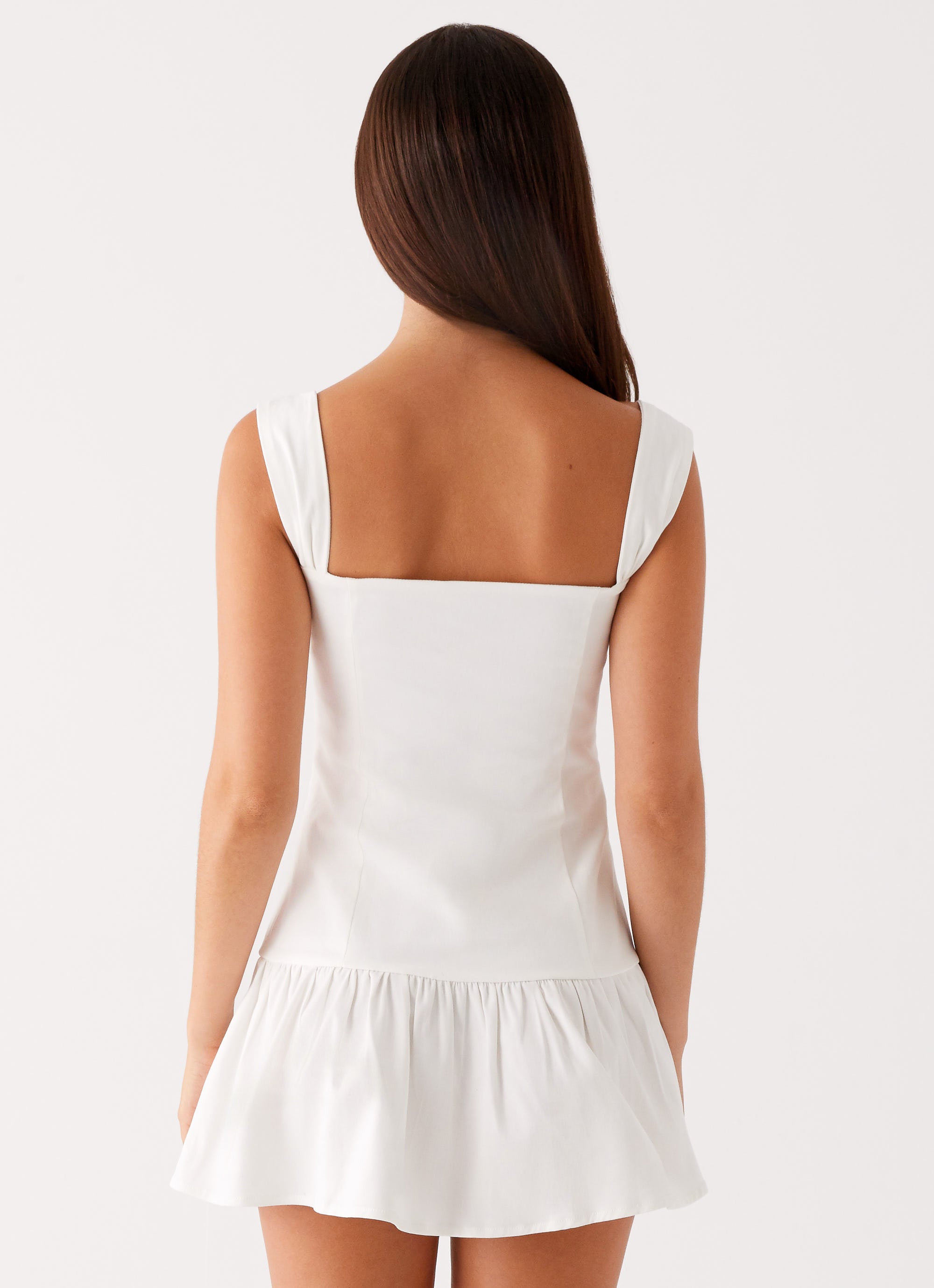 Miami Mini Dress - White Peppermayo US Miami Mini Dress - White Peppermayo US