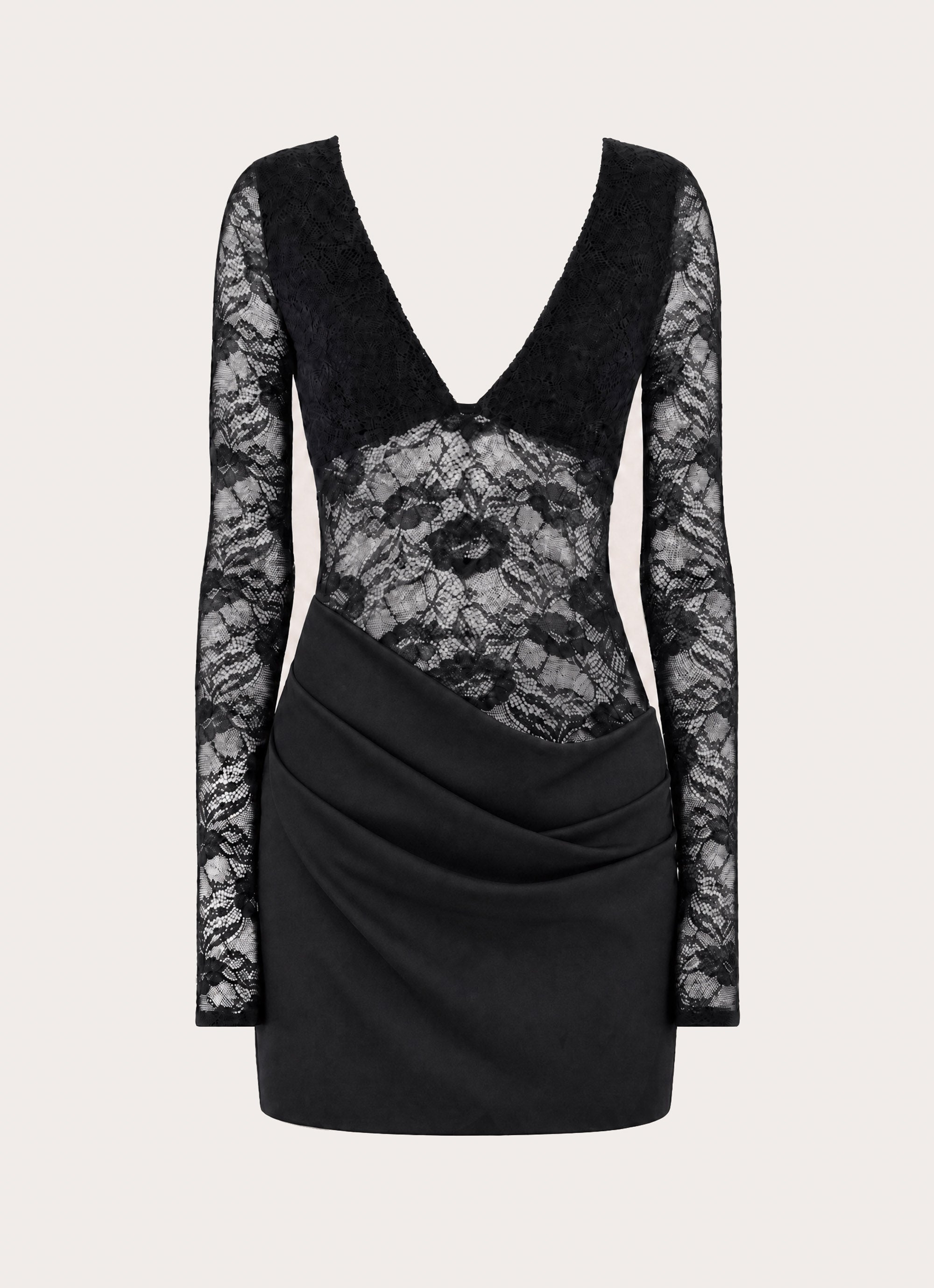 Michayla Lace Mini Dress - Black – Peppermayo US