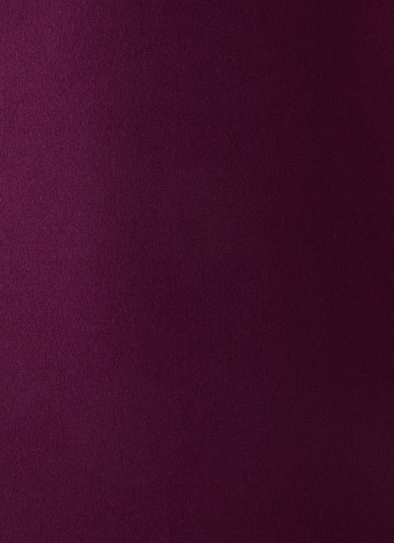 Midnight Kiss Jersey Halter Dress - Eggplant