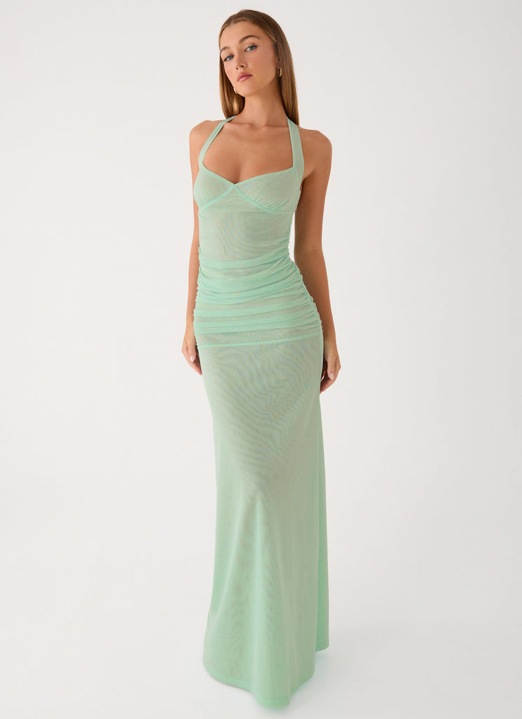Mirabella Maxi Dress - Aqua Aqua / US 4 Mirabella Maxi Dress - Aqua Aqua / US 4