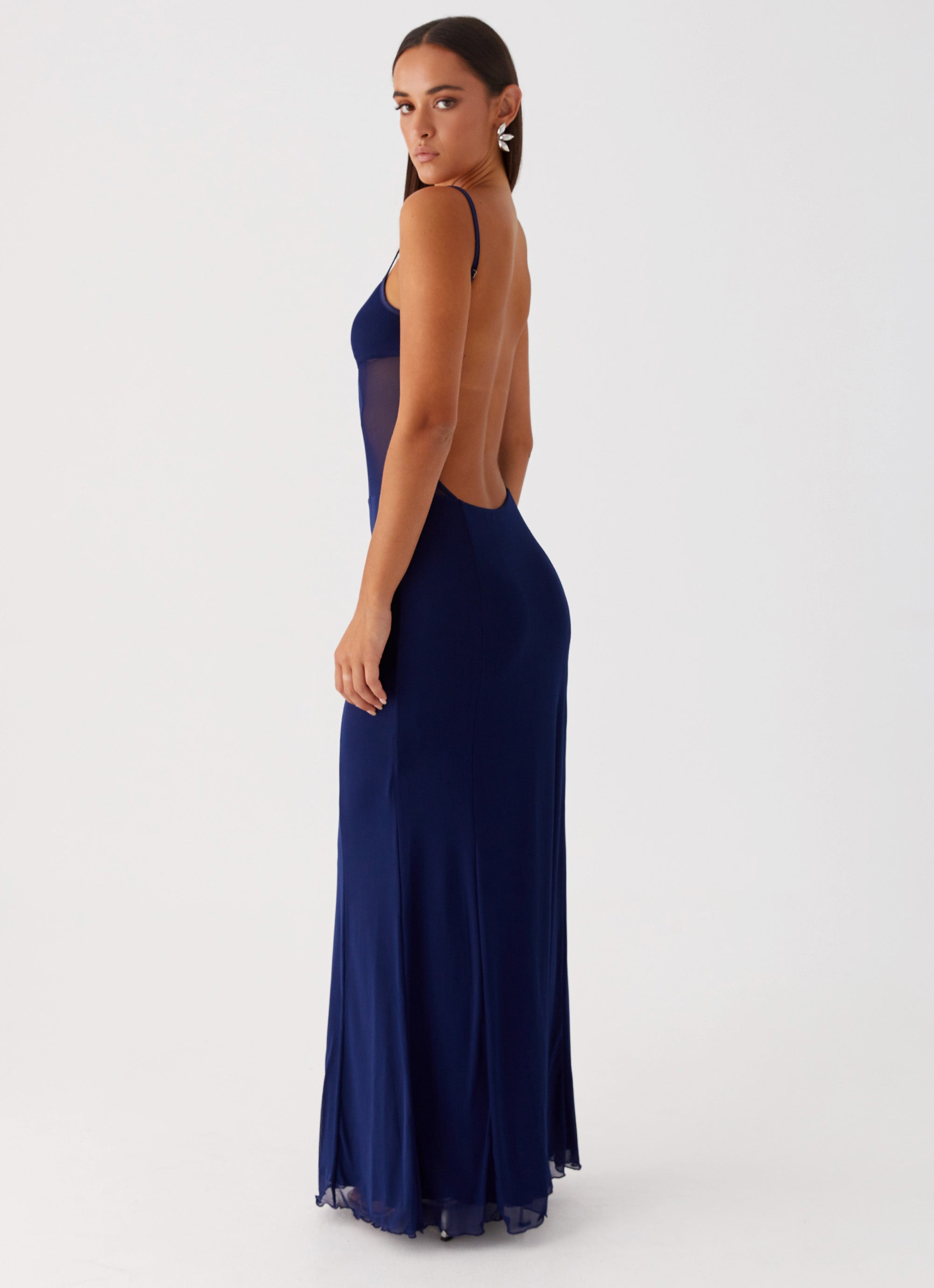 Miranda Maxi Dress - Navy Peppermayo US Miranda Maxi Dress - Navy Peppermayo US