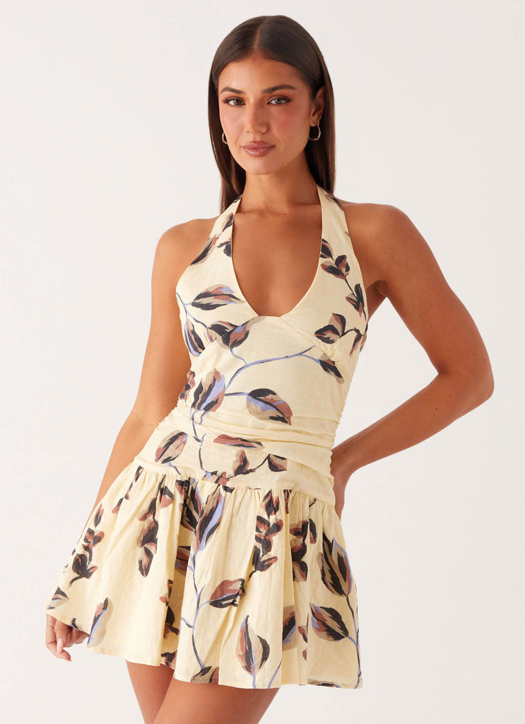 Mirelle Halter Neck Mini Dress
