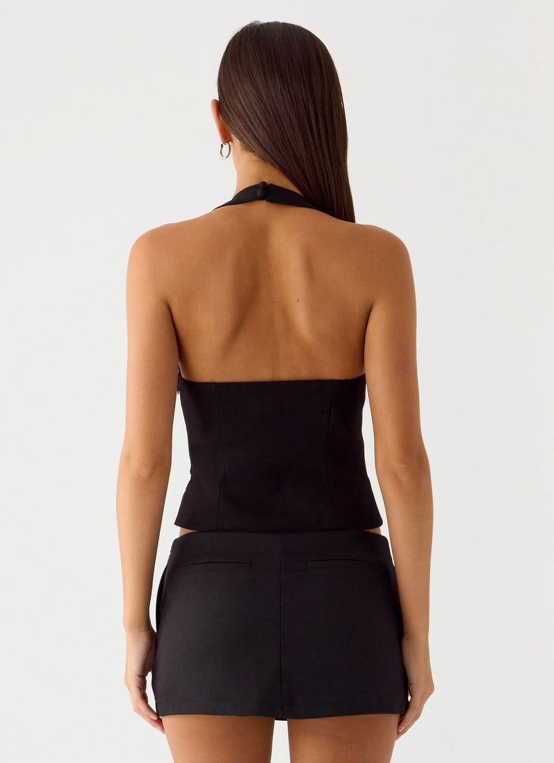 Mirna Micro Skort - Black