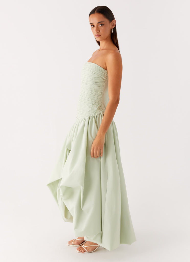 Misa Bubble Maxi Dress - Mint Peppermayo US Misa Bubble Maxi Dress - Mint Peppermayo US