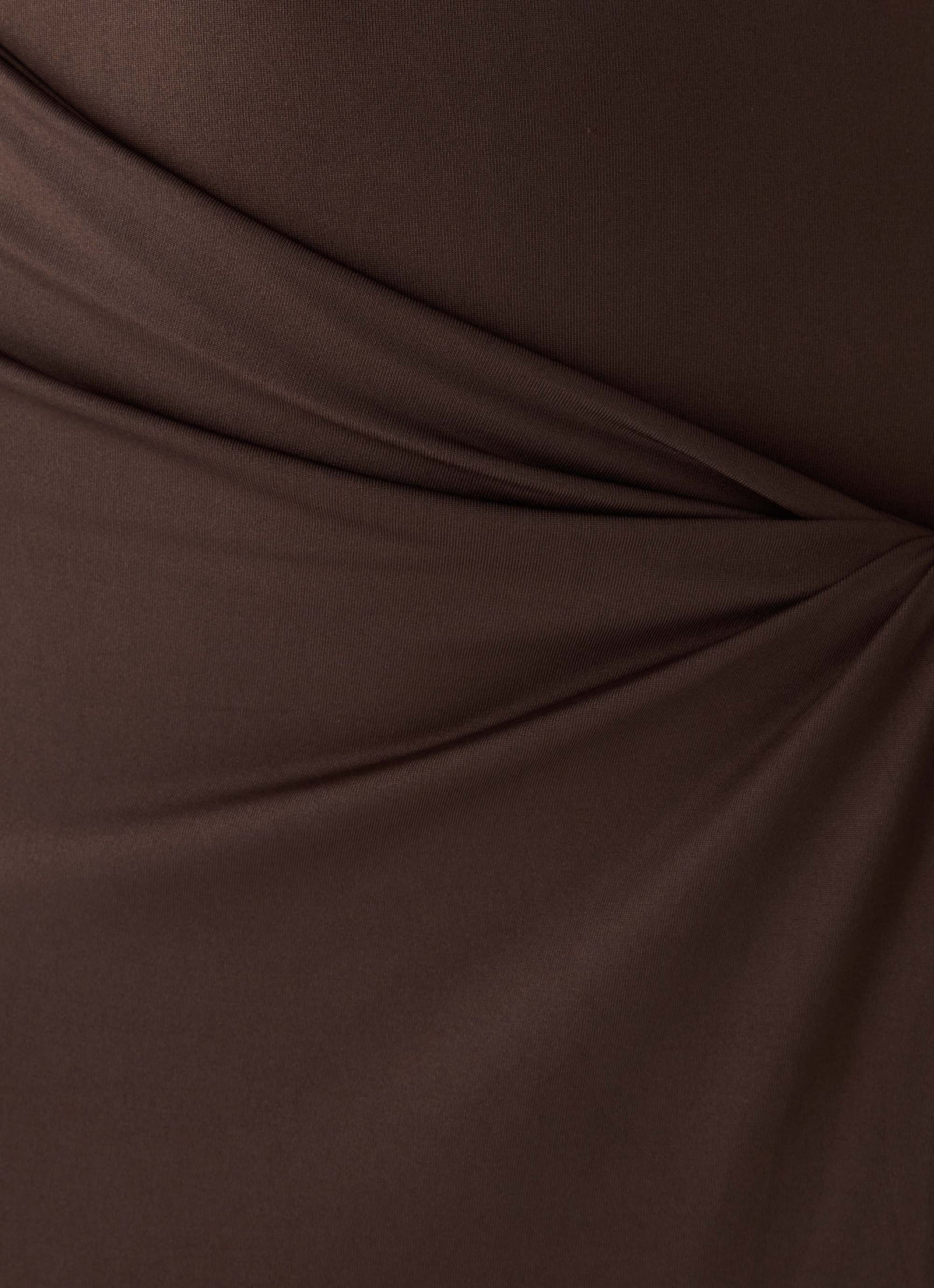 Monna Halter Wrap Maxi Dress - Chocolate