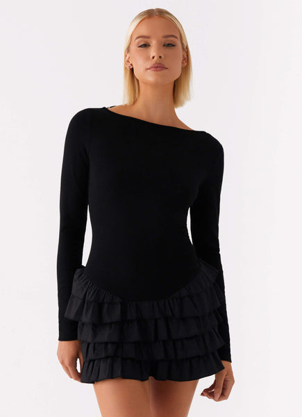 moon mini dress Moon Rising Long Sleeve Mini Dress