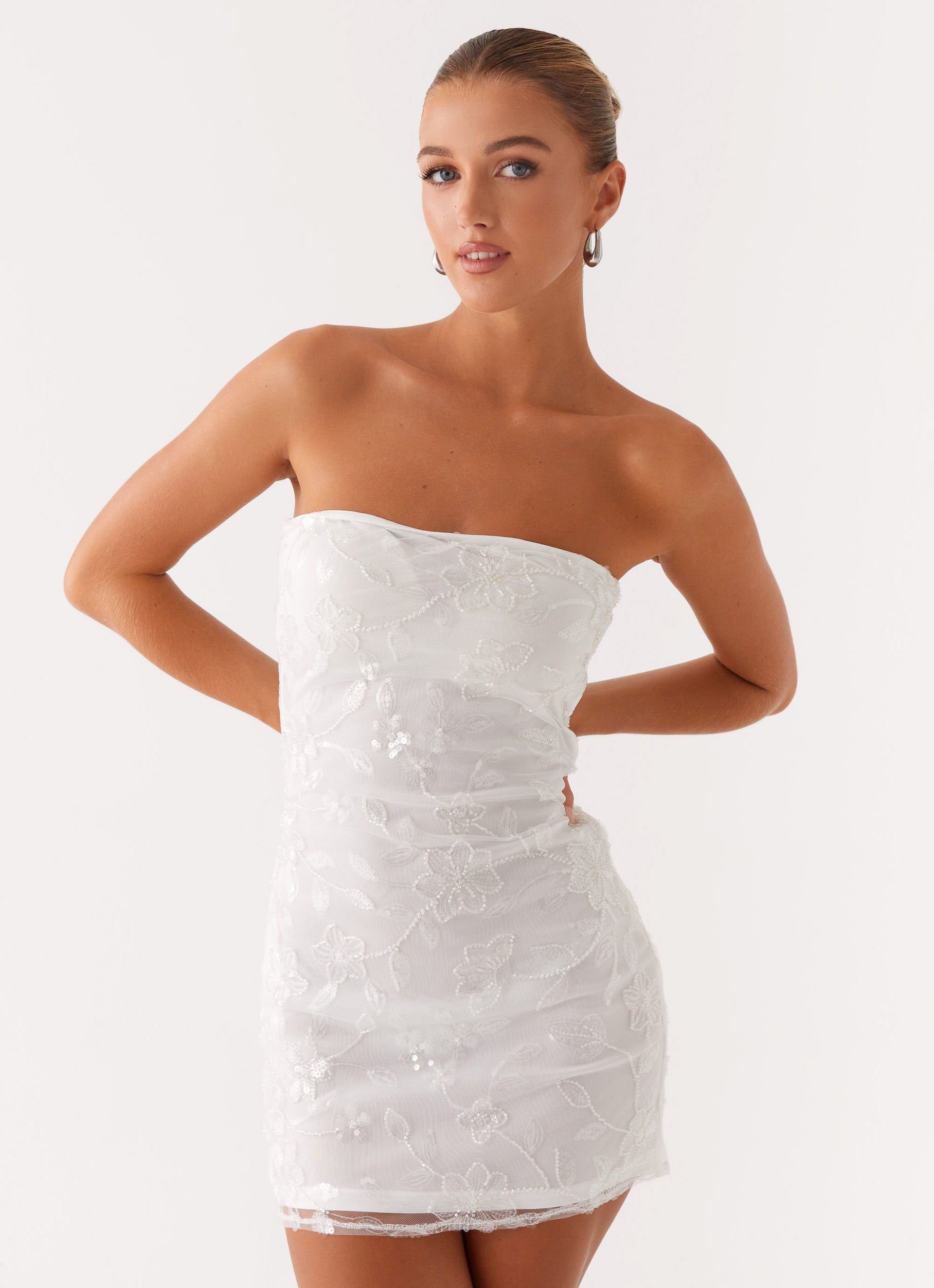 Moorey Beaded Mini Dress