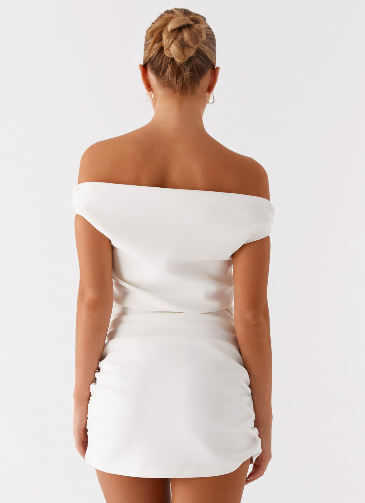 Peppermayo Dresses | Peppermayo Morgan Off Shoulder Dress | Color: White | Size: 8