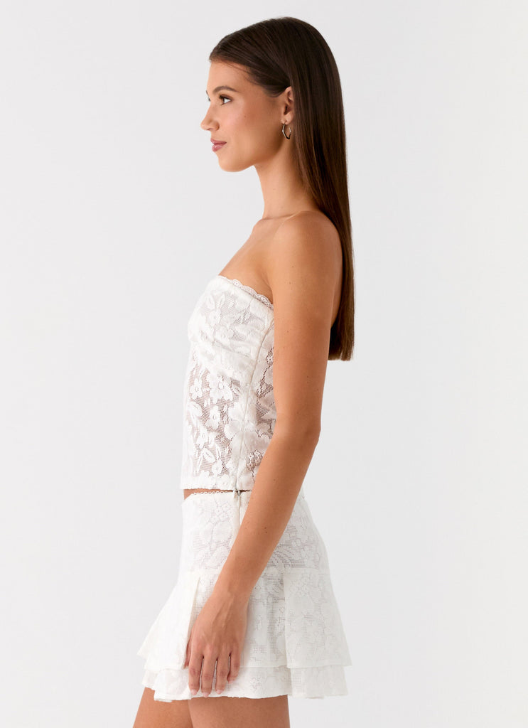 lace top under strapless dress Endless Rose