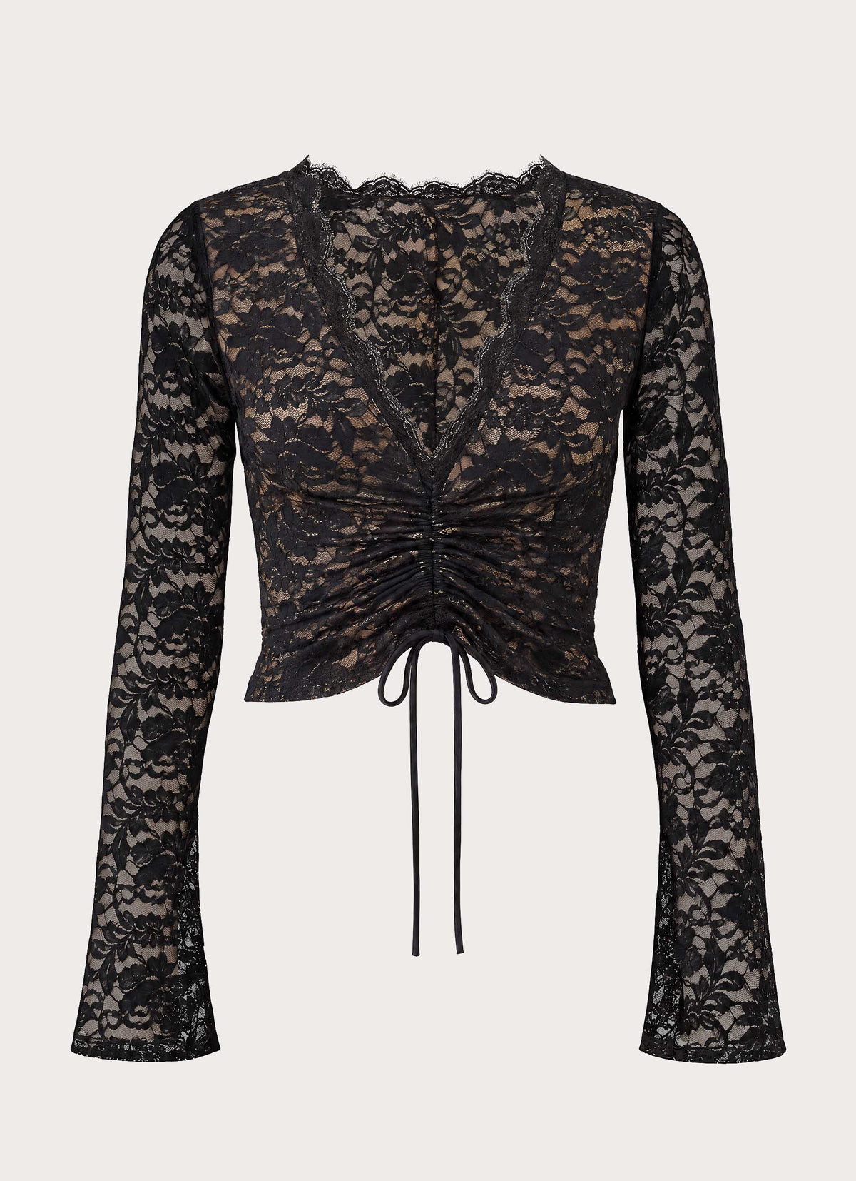 Noella Long Sleeve Top - Black