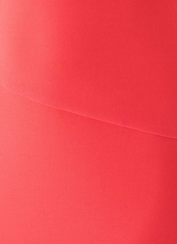 Nardin Maxi Dress - Coral Red