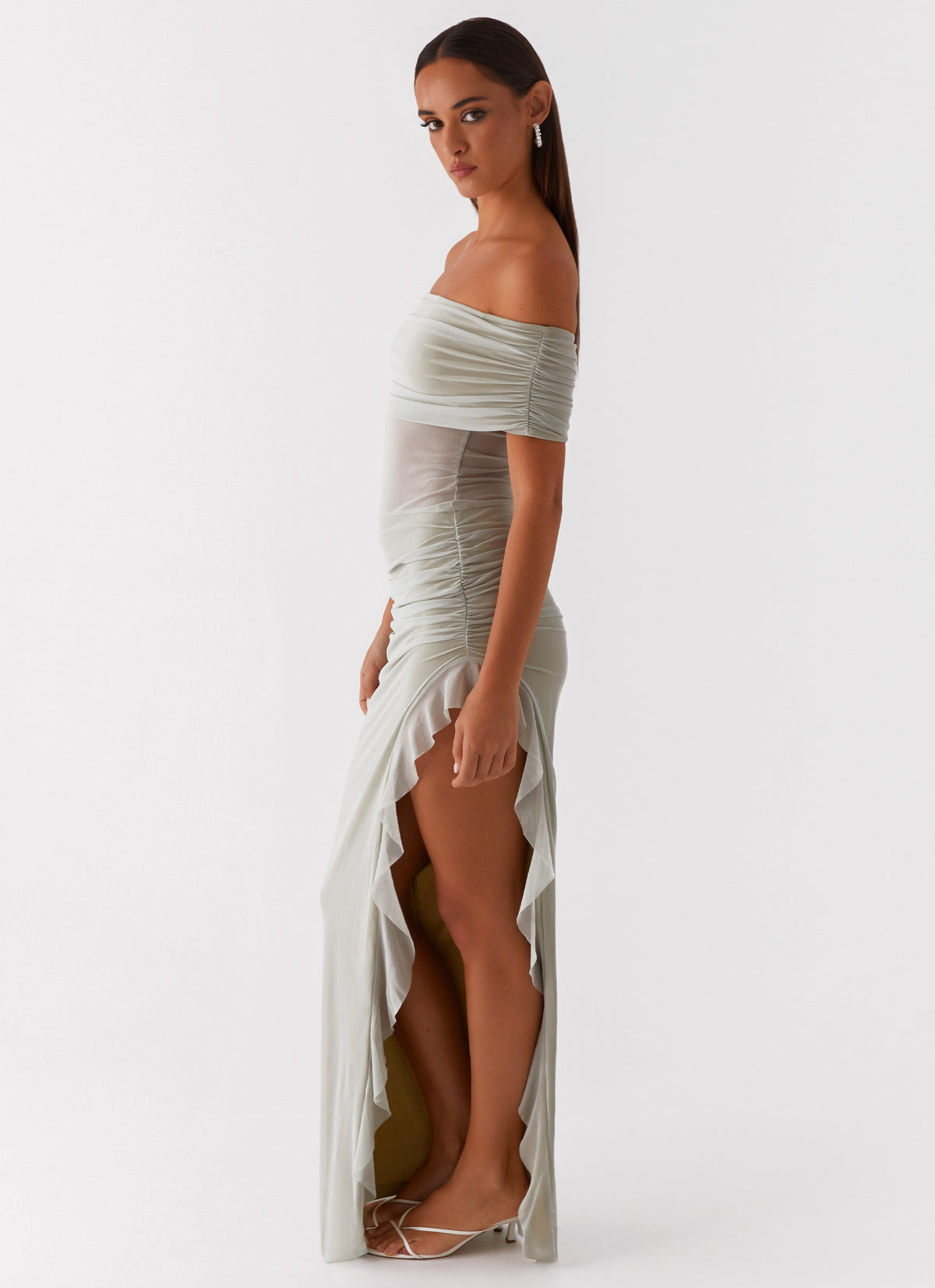 Nelly Off Shoulder Maxi Dress