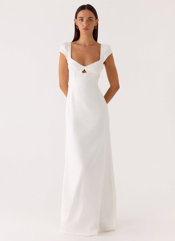 Never Really Over Maxi Dress - White