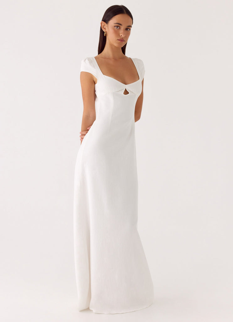Never Really Over Maxi Dress - White