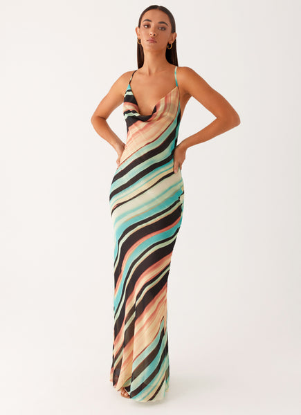 Never Knew Maxi Dress - Stripe Never Knew Maxi Dress - Stripe