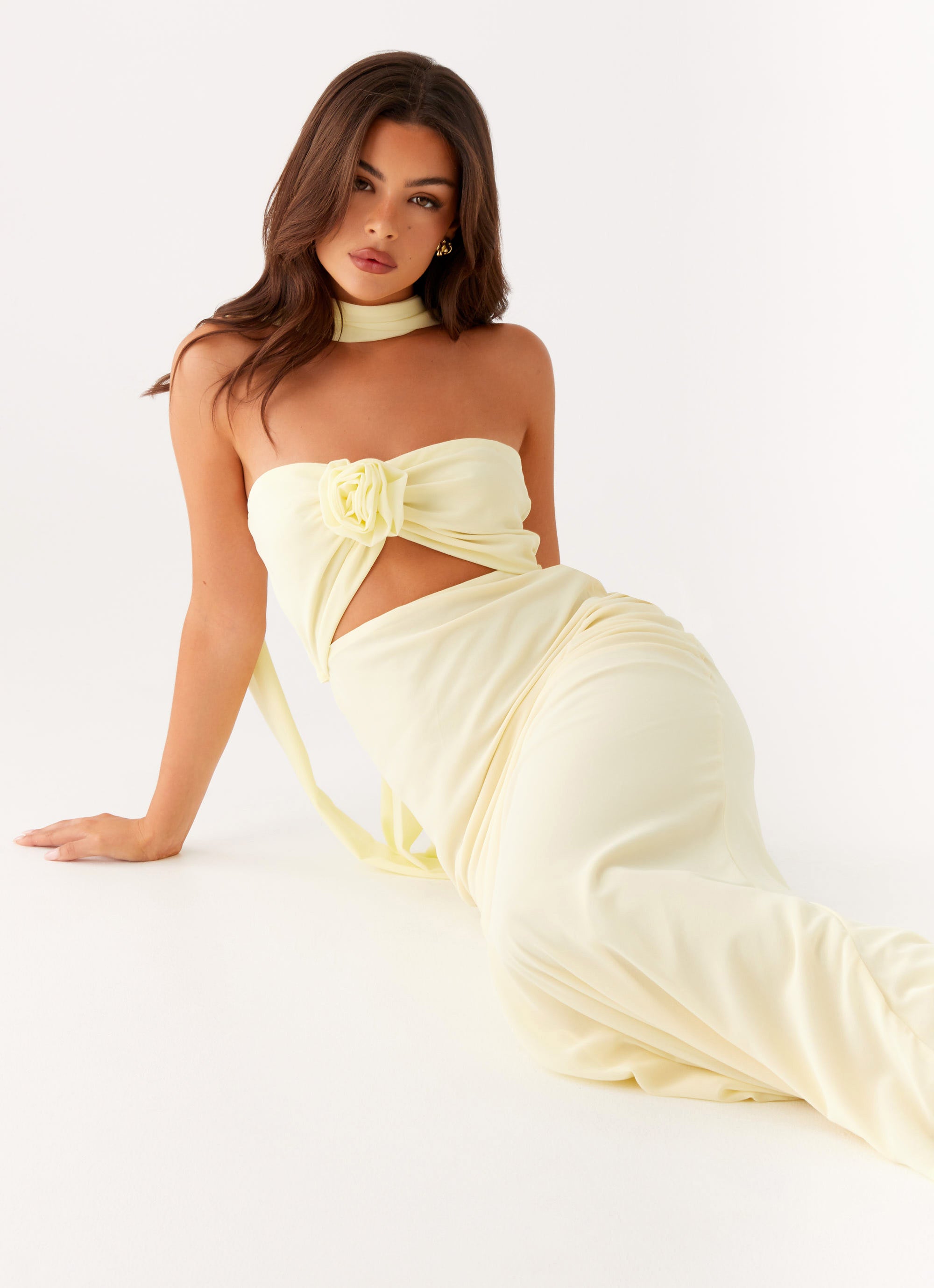 peppermayo yellow dress New Light Maxi Dress