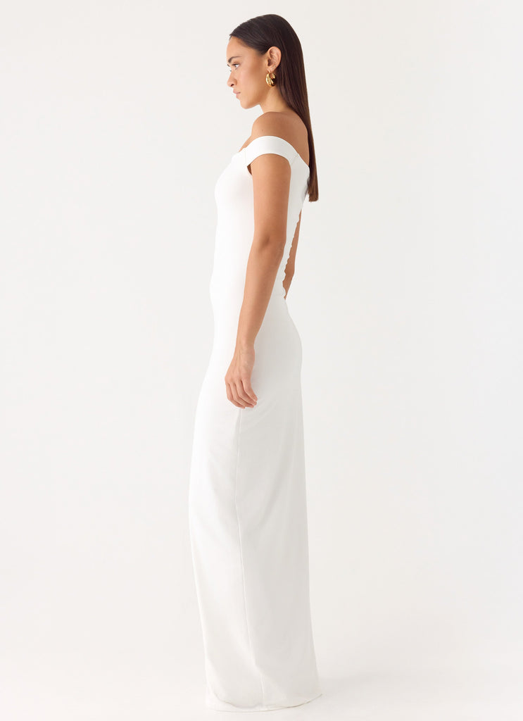 New Intentions Maxi Dress - White White / US 14 New Intentions Maxi Dress - White White / US 14