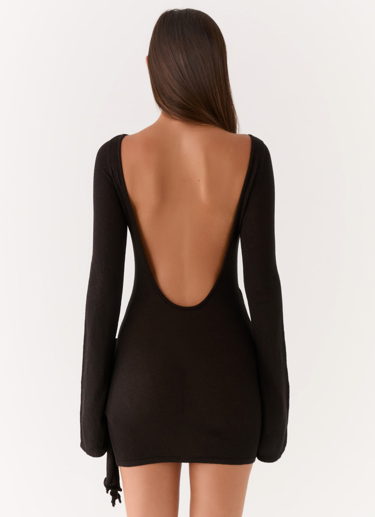 Niella Long Sleeve Wrap Mini Dress