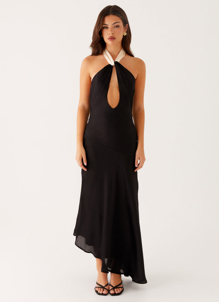 Night Owl Maxi Dress - Black Peppermayo US Night Owl Maxi Dress - Black Peppermayo US
