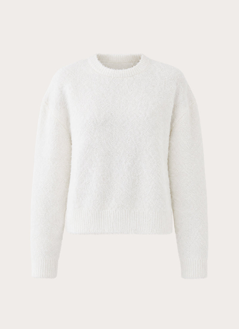 Nolina Knit Sweater - White