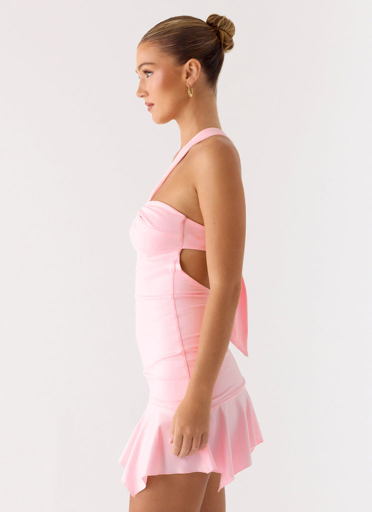 knee length dresses for ladies Not Your Fan Cut Out Mini Dress