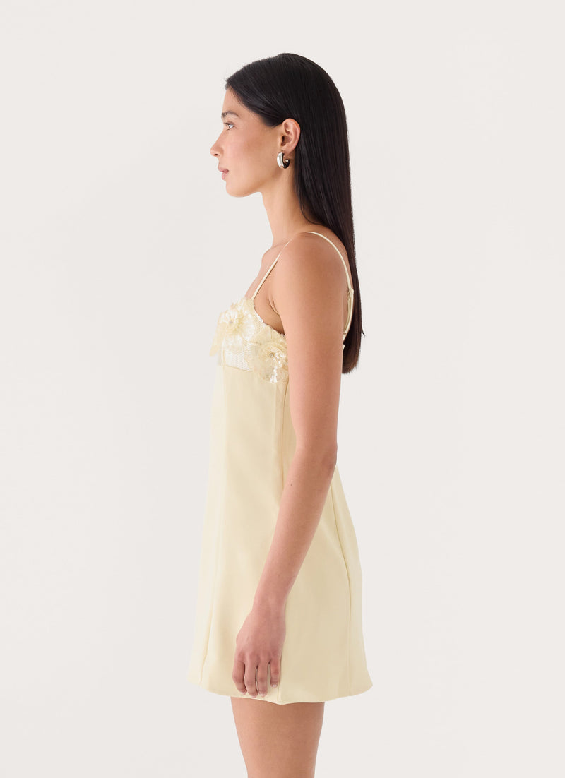 Noya Mini Dress - Yellow