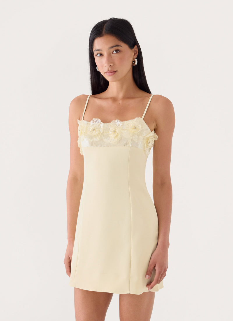 Noya Mini Dress - Yellow