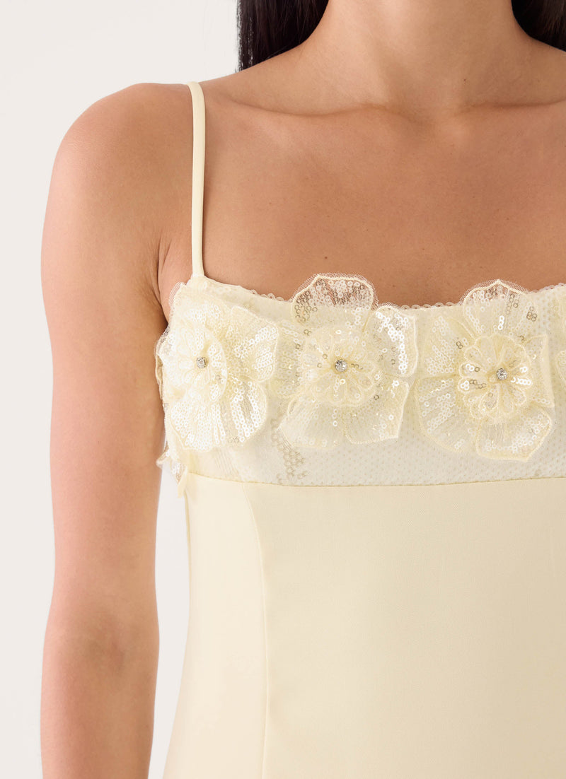 Noya Mini Dress - Yellow