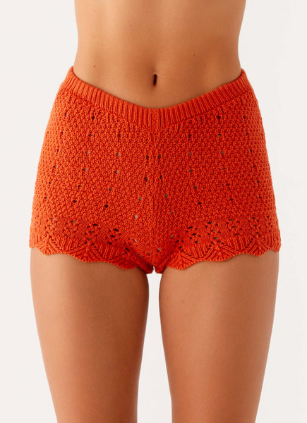 Oakley Low Rise Mini Shorts - Orange – Peppermayo US
