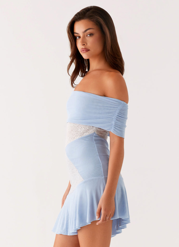ocean blue dress short Sassy Shortcake Ocean View Dress