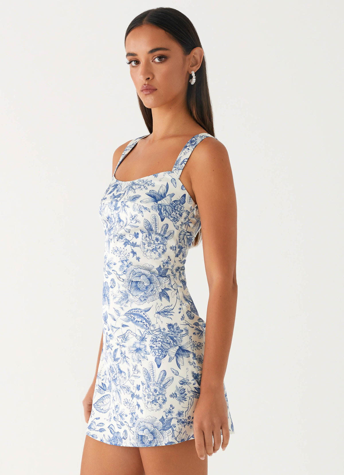 Odette Satin Mini Dress